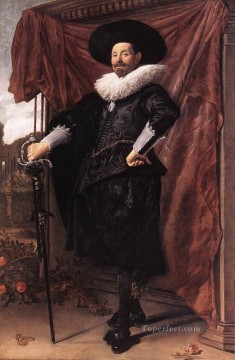  Willem Pintura - Willem Van Heythuyzen retrato del Siglo de Oro holandés Frans Hals